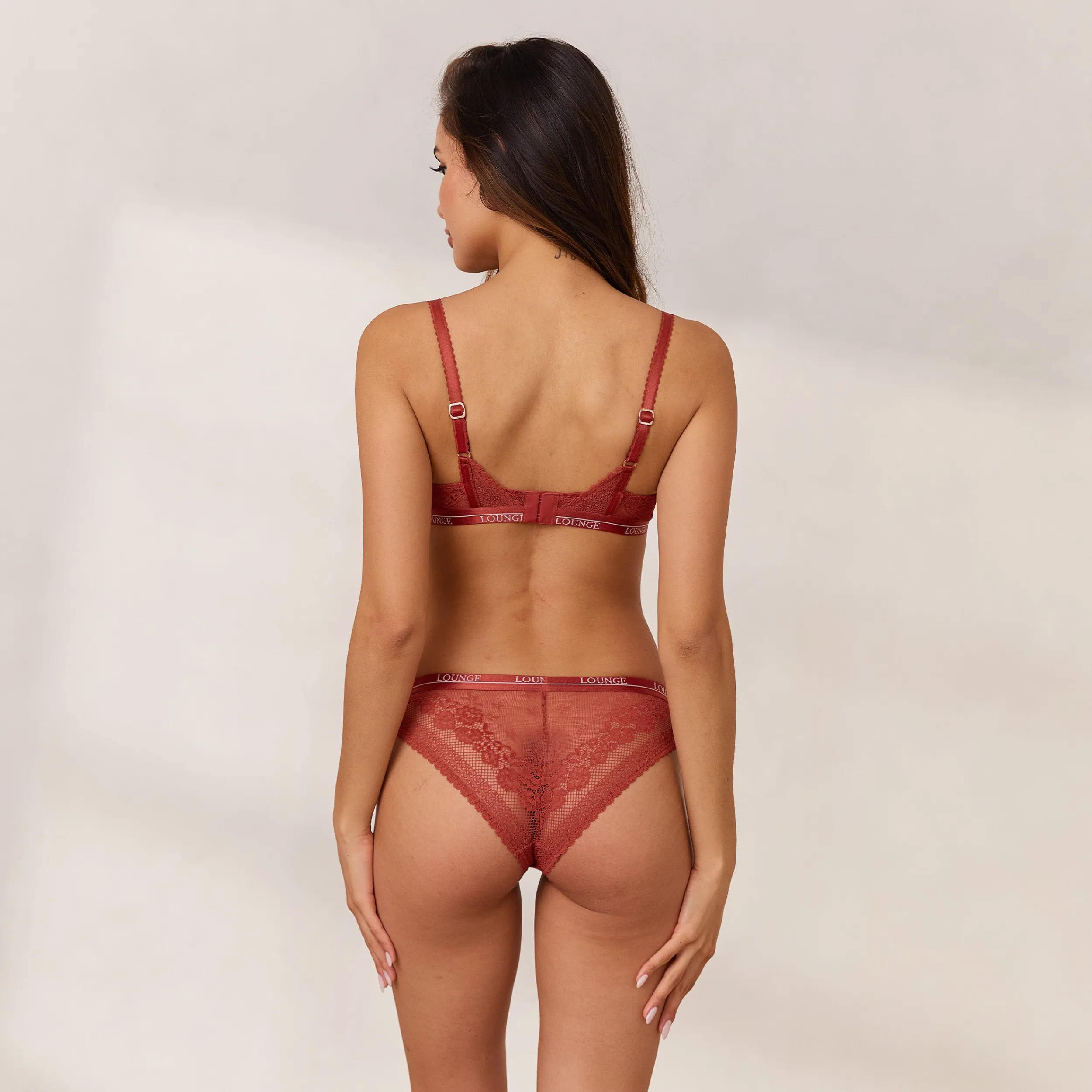 Lounge Underwear Med Bygel<Liberty Balcony BH - Burnt Red BrändRöd