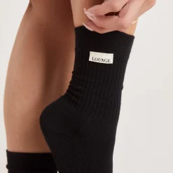 Lounge Underwear Strumpor Och Accessoarer<Logo Crew Strumpor (2-pack) - Svart