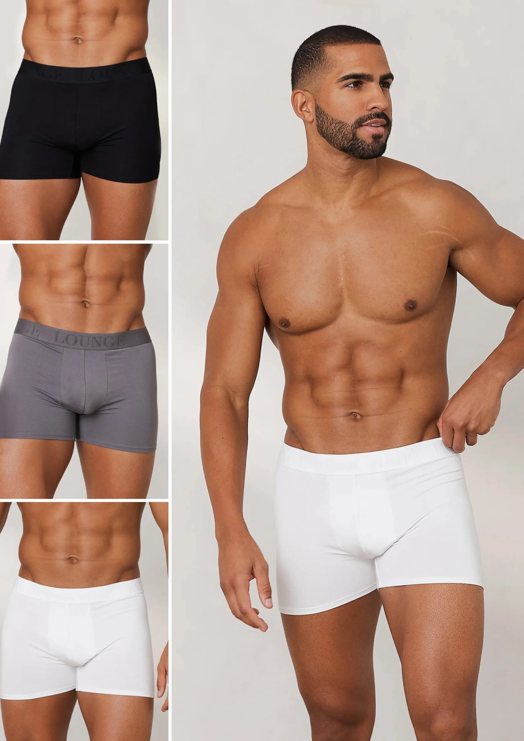 Lounge Underwear Boxershorts För Män | Flerpack<Luxe Boxershorts för Män (3-Pack) - Flerpack MultiPack