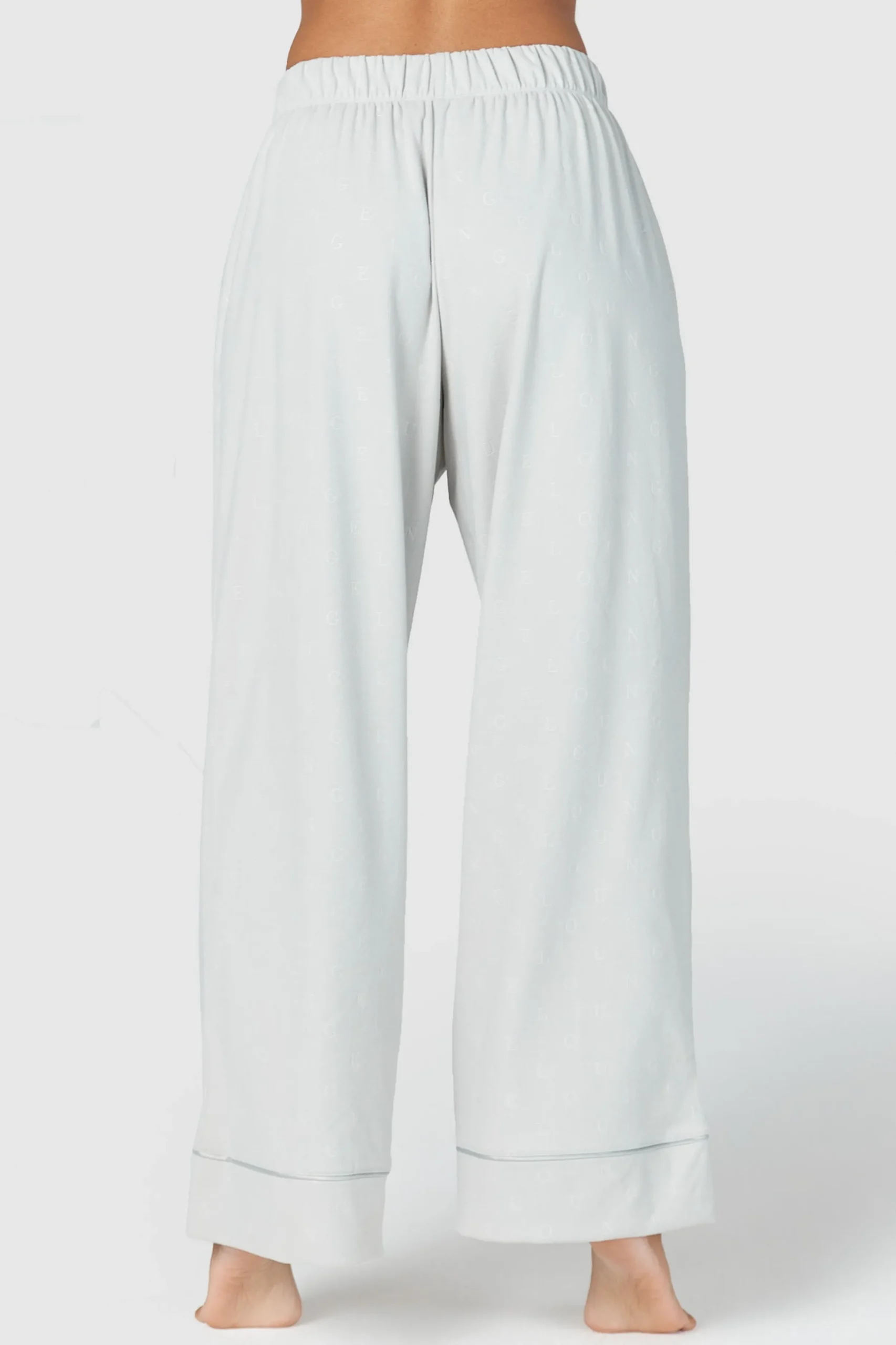 Lounge Underwear Nattkläder<Luxury Embossed Pyjamasbyxor - Frostfärg