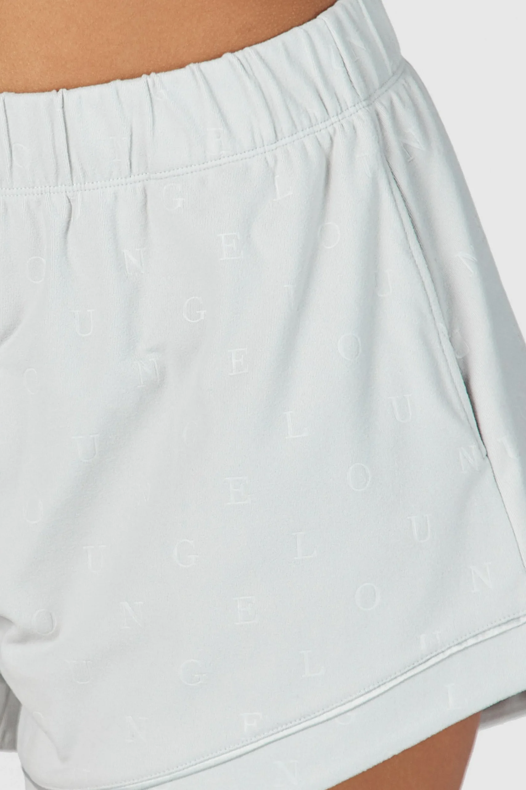 Lounge Underwear Nattkläder<Luxury Embossed Pyjamashorts - Frostfärg