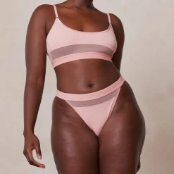 Lounge Underwear Behåar<Mesh BH - Rosa