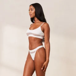 Lounge Underwear Behåar<Mesh BH - Vit