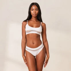 Lounge Underwear Behåar<Mesh BH - Vit