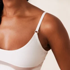 Lounge Underwear Behåar<Mesh BH - Vit
