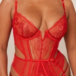 Lounge Underwear Bodysuits<Mila Intimates Bodysuit - Röd