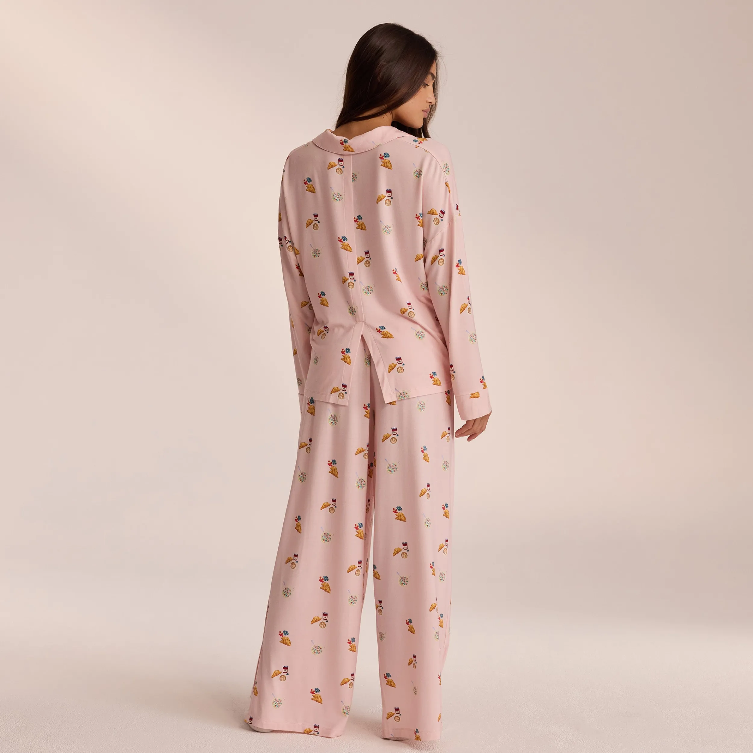 Lounge Underwear Pyjamasbyxor<Modal Pyjamabyxor - Rosa