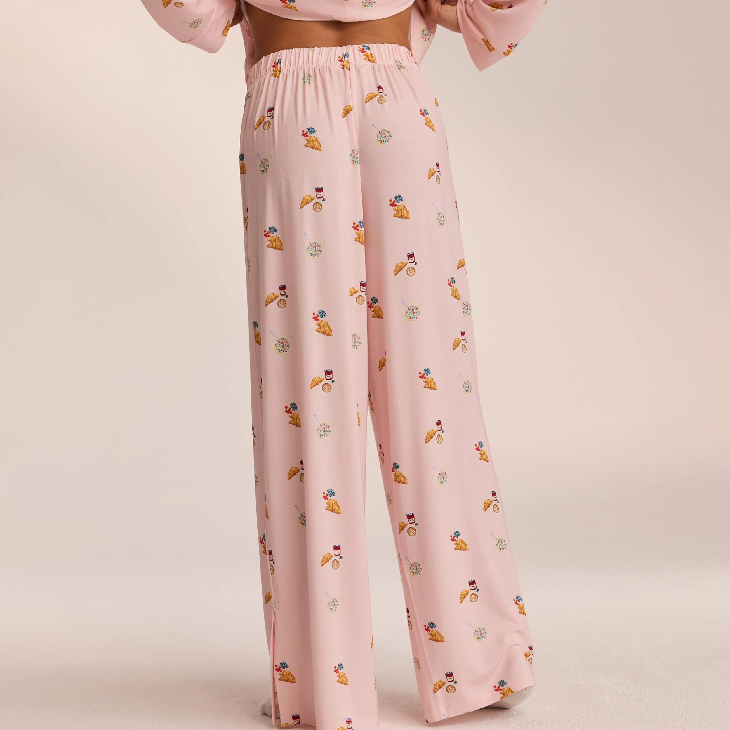 Lounge Underwear Pyjamasbyxor<Modal Pyjamabyxor - Rosa