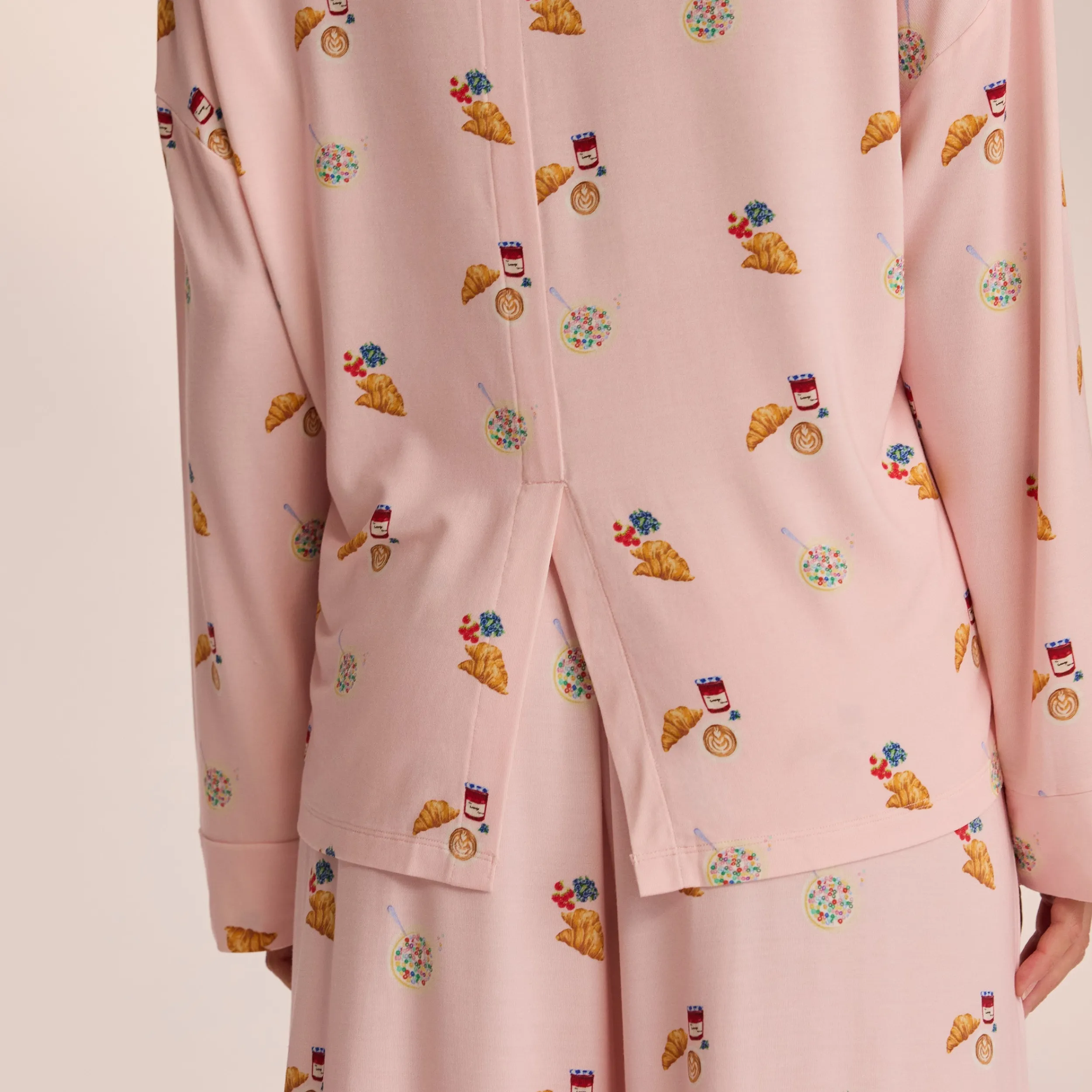 Lounge Underwear Pyjamastoppar<Modal Pyjamaskjorta - Rosa