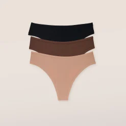 Lounge Underwear Flerpack<Nude Stringtrosor (3-Pack) - Multi