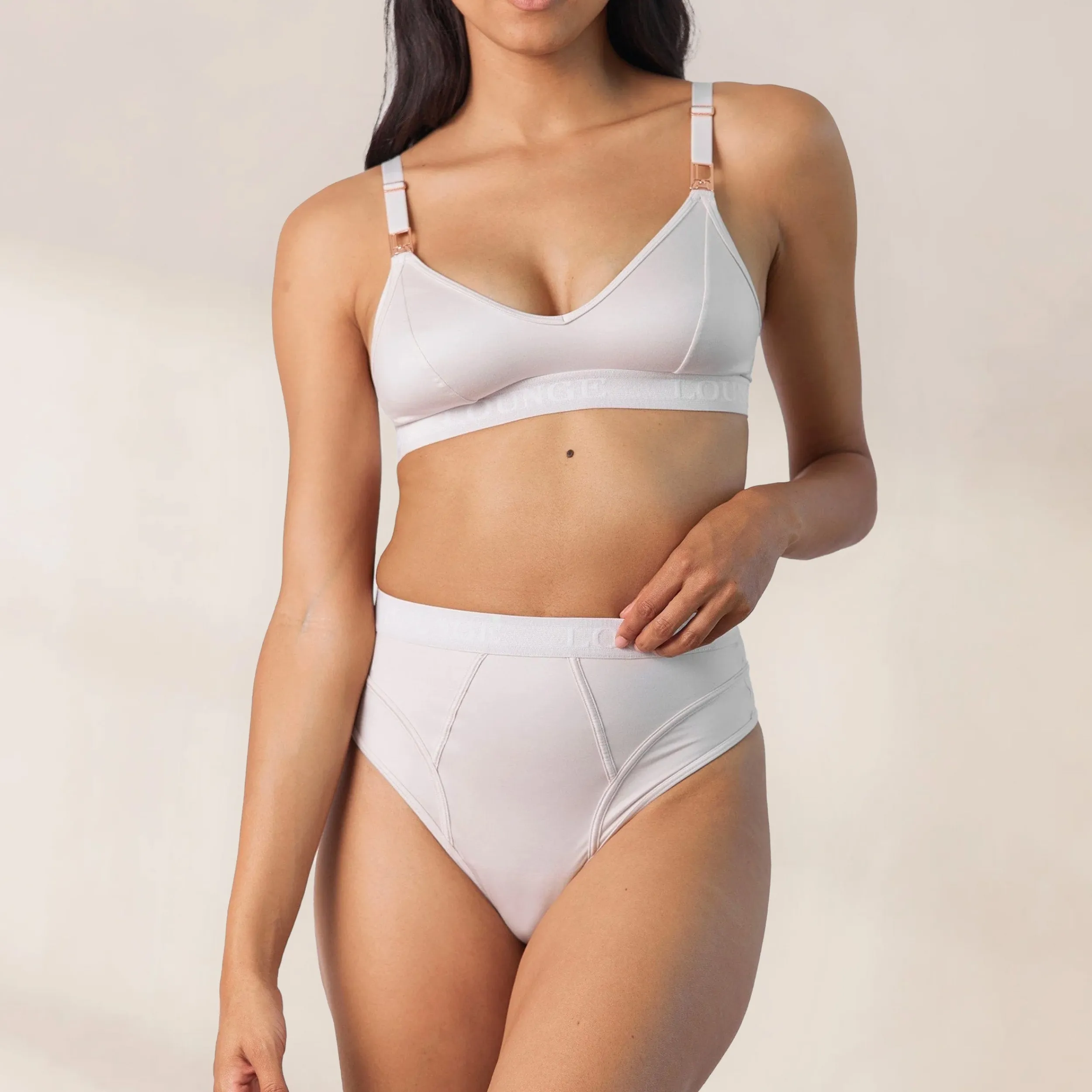 Lounge Underwear Utan Bygel | Bralettes<Nurture Amnings-BH - Krämfärg