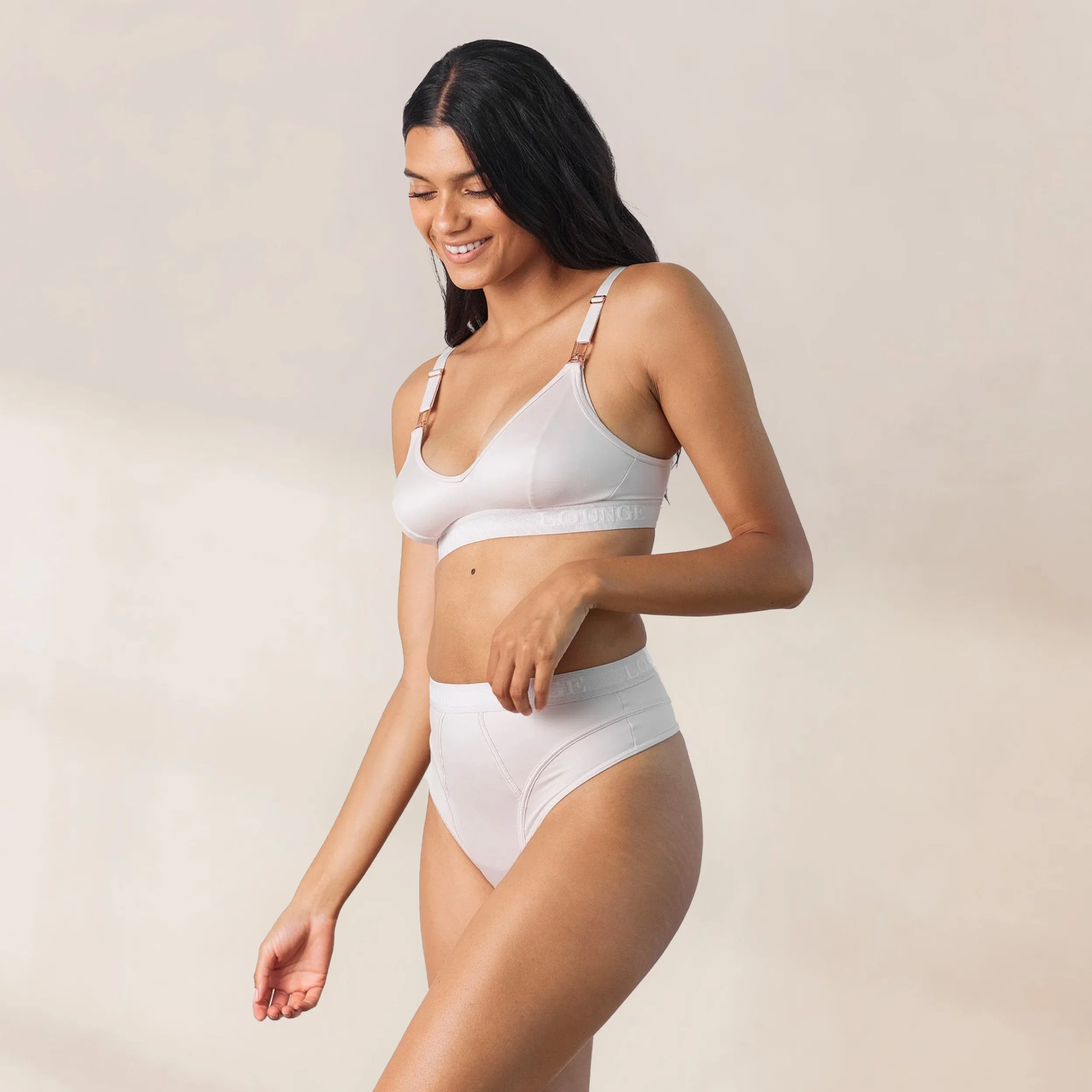 Lounge Underwear Utan Bygel | Bralettes<Nurture Amnings-BH - Krämfärg