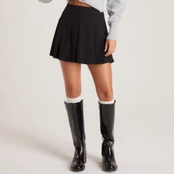 Lounge Underwear Klänningar Och Kjolar<Plisserad Kjol - Svart