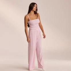 Lounge Underwear Pyjamasbyxor<Pointelle Pyjamabyxor - Rosa