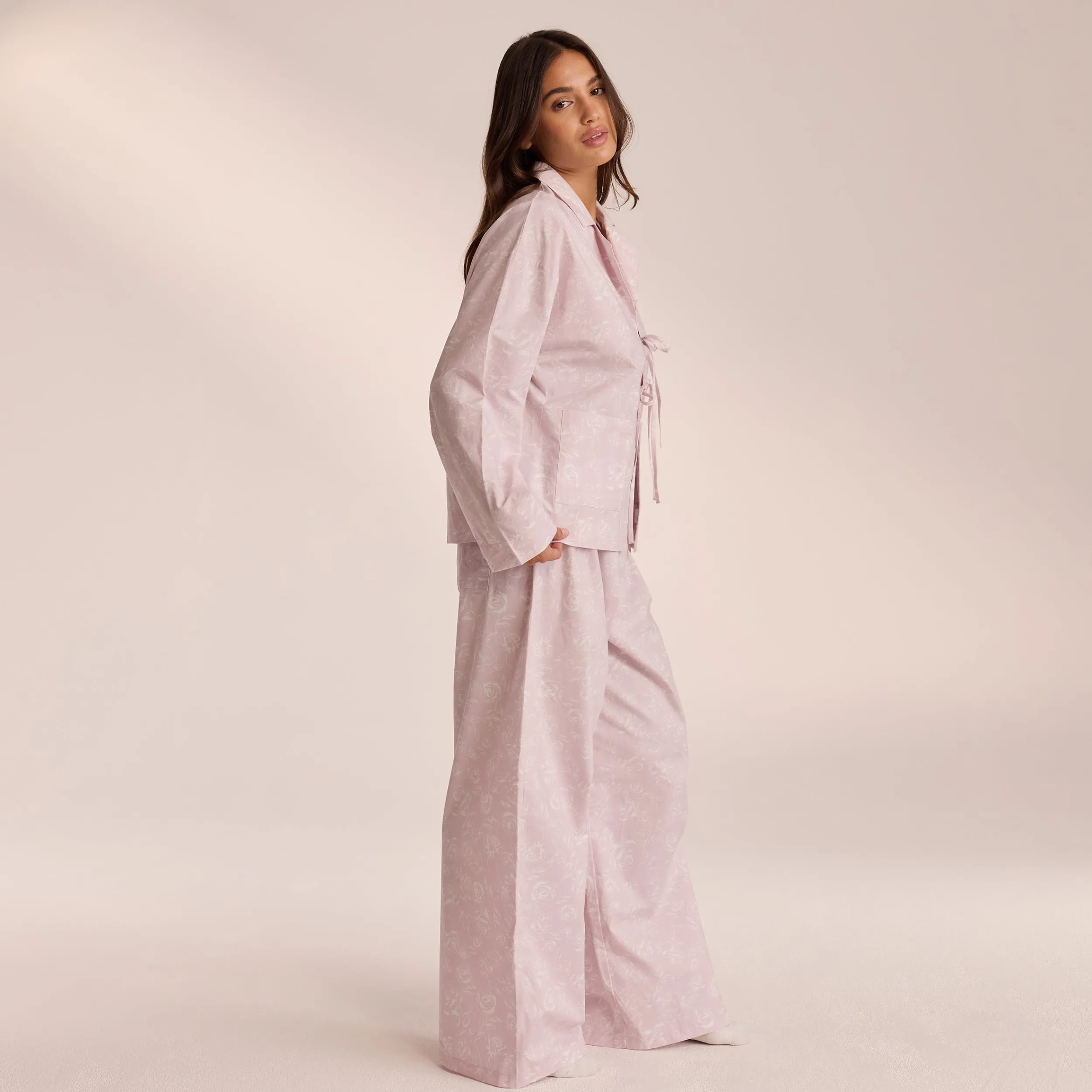 Lounge Underwear Pyjamasbyxor | Pyjamasset<Pyjamabyxor i Bomull - c Lila