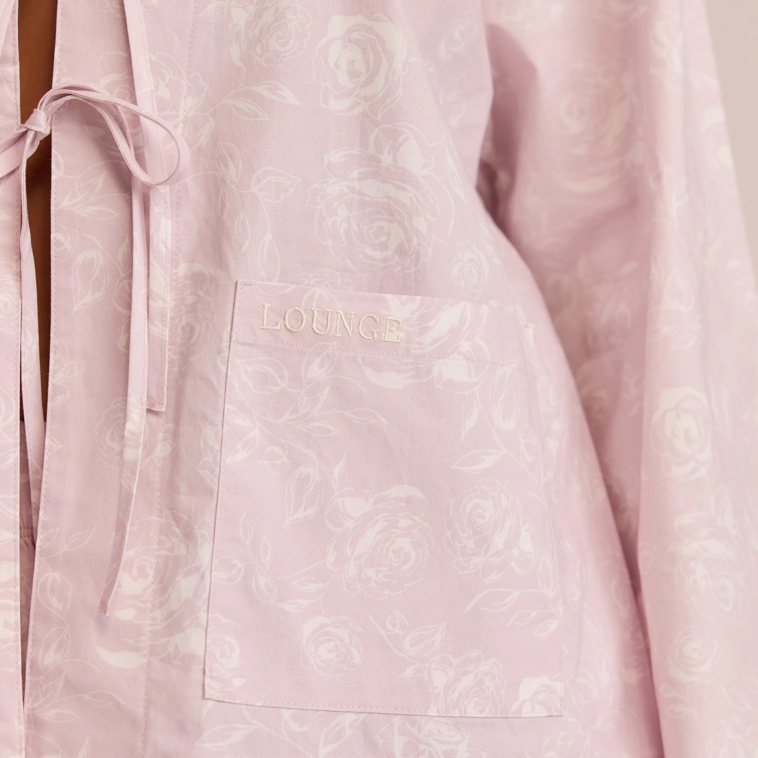 Lounge Underwear Pyjamasset | Pyjamastoppar<Pyjamasskjorta i Bomull - c Lila