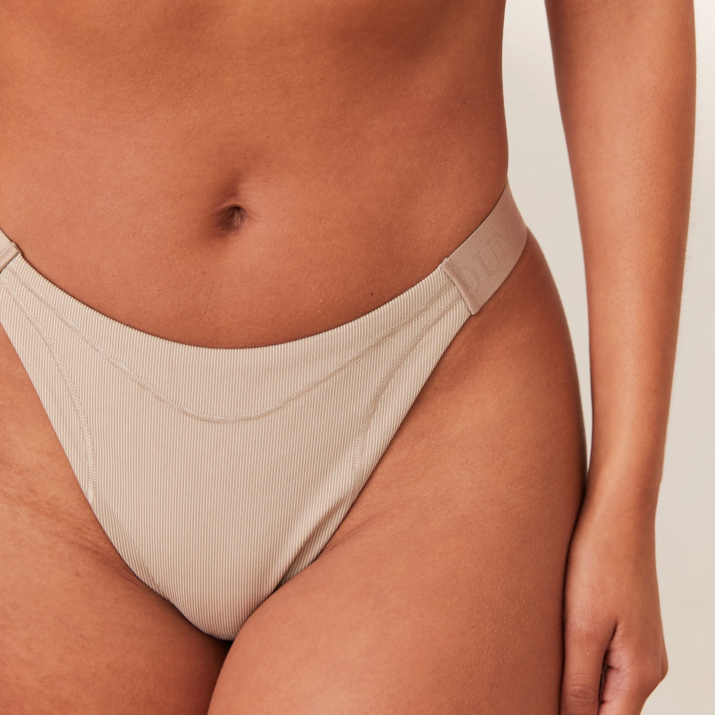 Lounge Underwear Underdelar<Ribbed Mindful Trosor - Minkfärg