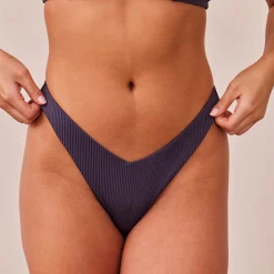 Lounge Underwear Trosor<Ribbed Triangle Trosor - Blå Kol BlåKol