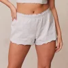 Lounge Underwear Nattkläder<Ruffle Pyjamas Short - Frostfärg