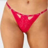 Lounge Underwear Brazilians<Scalloped Cut Out Cheeky Trosor - Scharlakansröd
