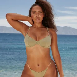 Lounge Underwear Badkläder<Signature Bikinitopp - Olivgrön