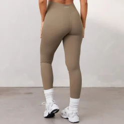Lounge Underwear Kläder<Silhouette Leggings med Korsning - Mörkbrun