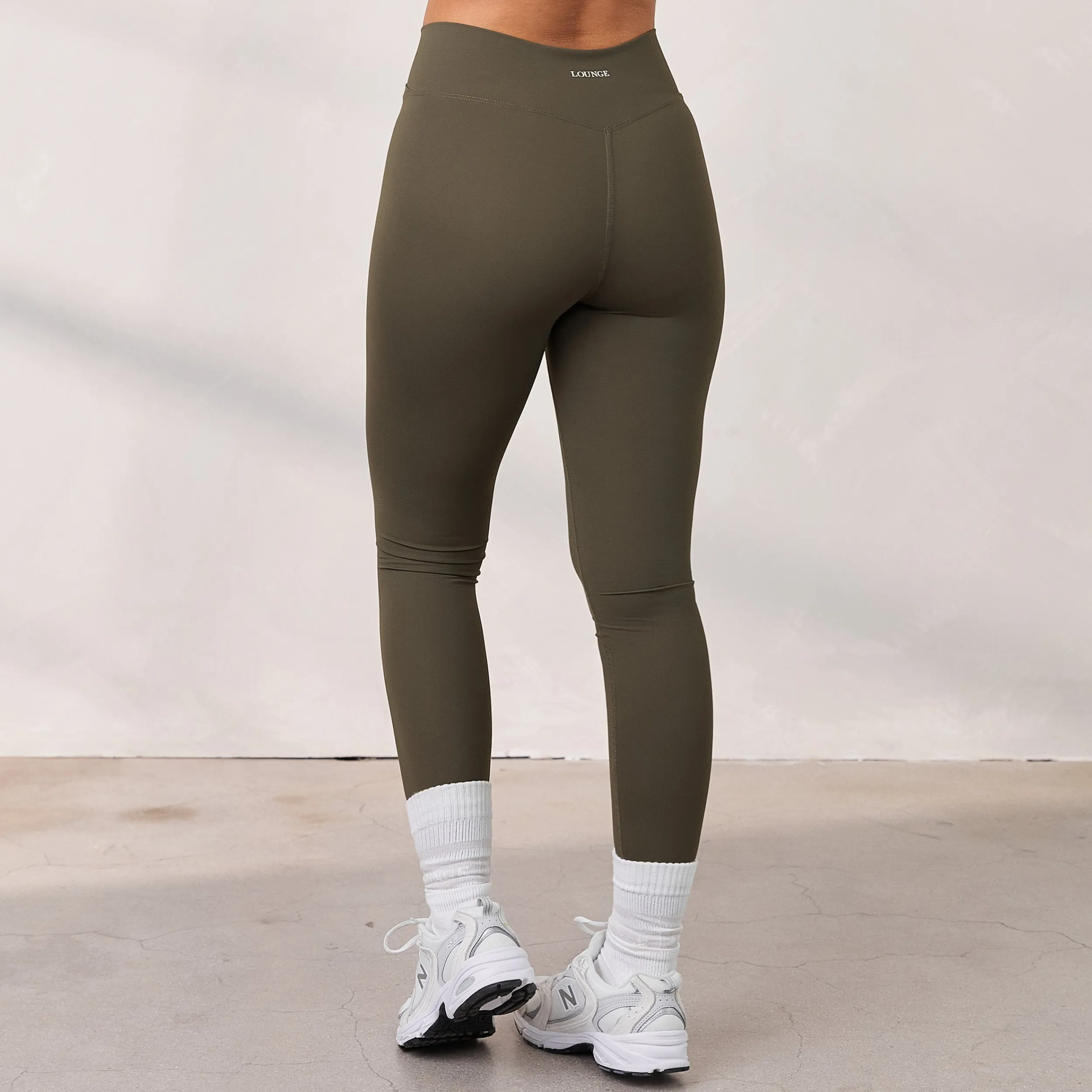 Lounge Underwear Kläder<Silhouette Leggings med Korsning - Cederfärgad