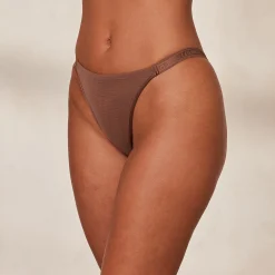 Lounge Underwear Trosor<Smooth Mesh Trosor - Kastanjefärgad
