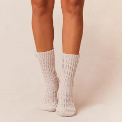 Lounge Underwear Strumpor Och Accessoarer | Accessoarer<Snooze Stickade Strumpor - Krämfärg