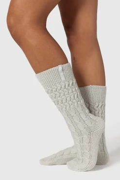 Lounge Underwear Strumpor Och Accessoarer | Accessoarer<Snug Stickade Strumpor - Frostfärg
