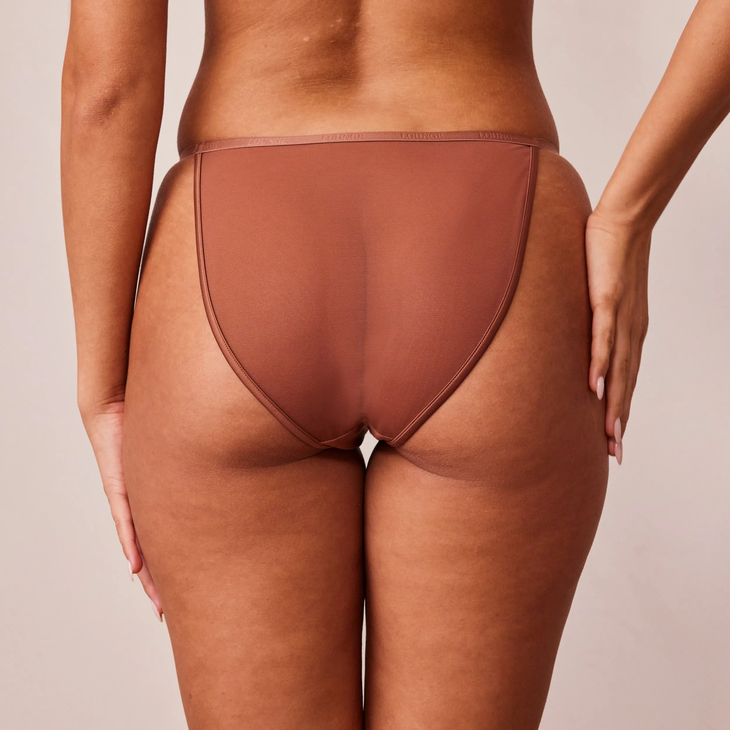 Lounge Underwear Underdelar<Soft Satin Trosor - Mocha
