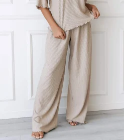 Lounge Underwear Pyjamasset | Pyjamasbyxor<Soft Waffle Pyjama Byxor - Minkfärg