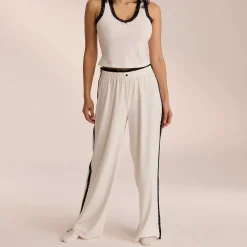 Lounge Underwear Pyjamasbyxor | Pyjamasset<Spets Pyjamabyxor - Vit