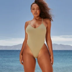 Lounge Underwear Badkläder<Statement Baddräkt i ett stycke - Olivgrön
