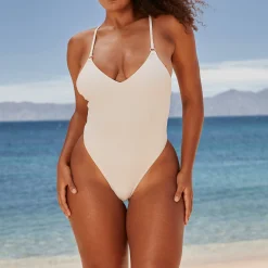 Lounge Underwear Badkläder<Statement Baddräkt i ett stycke - Krämfärg