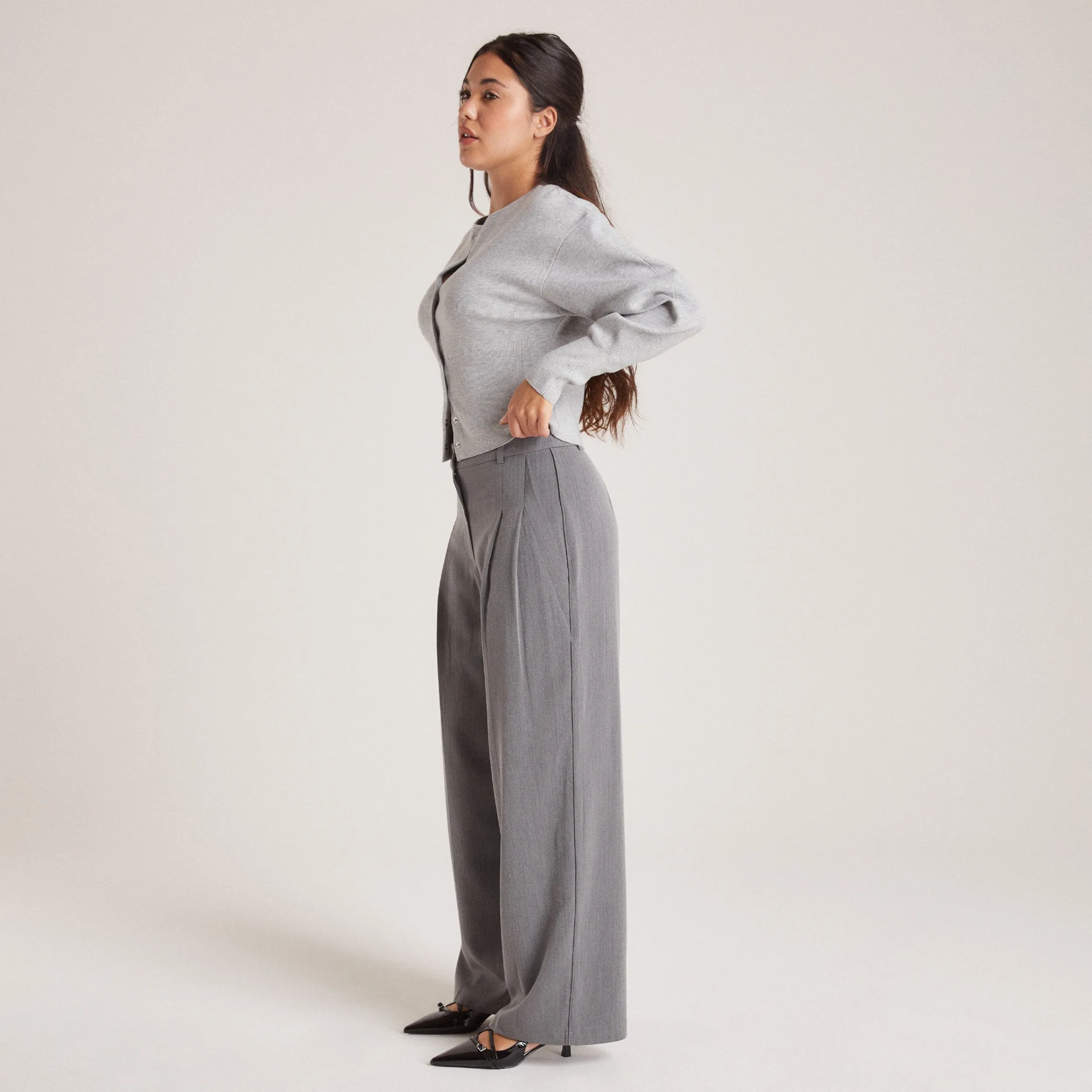 Lounge Underwear Byxor<Tailored Byxor - Grå