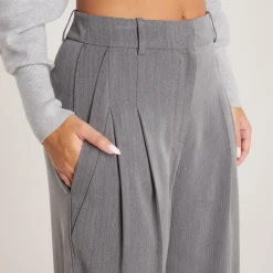 Lounge Underwear Byxor<Tailored Byxor - Grå