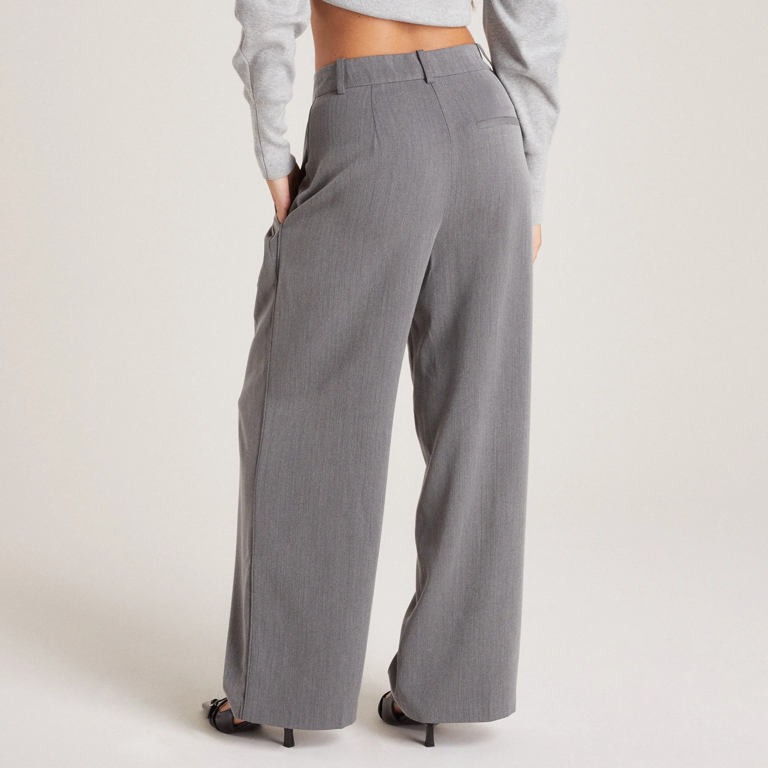 Lounge Underwear Byxor<Tailored Byxor - Grå