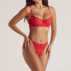 Lounge Underwear Balcony | Med Bygel<Tempt Balcony BH - Röd