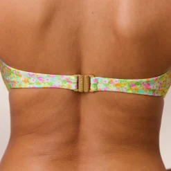 Lounge Underwear Bikinis<V Strapless Bandeau Bikinitopp - Wild Flower WildFlower