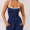 Lounge Underwear Kläder<Varsity Brottarrygg Cami Top - Marinblå
