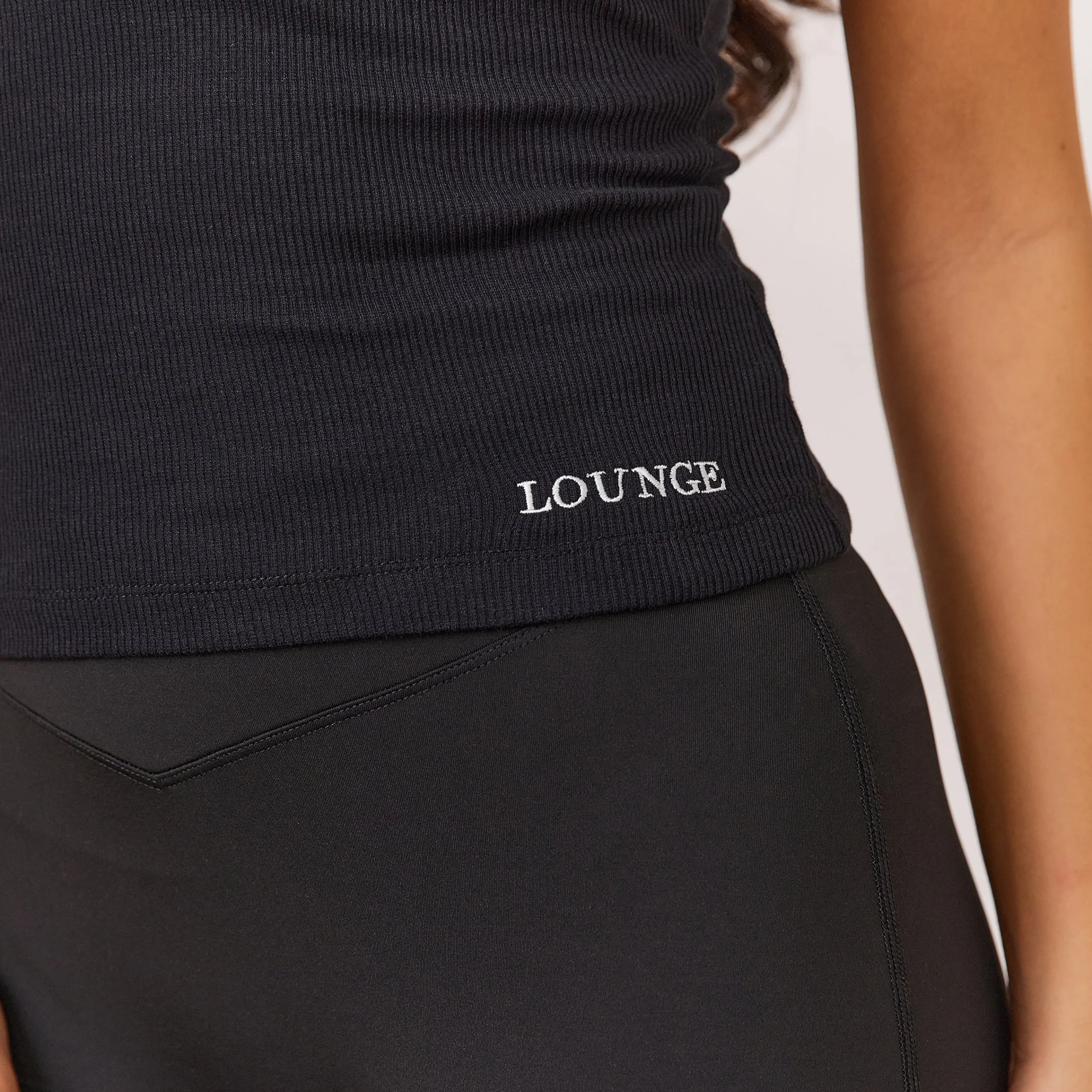 Lounge Underwear Kläder<Varsity Brottarrygg Top - Svart