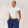 Lounge Underwear Kläder<Varsity Figursydd T-Shirt - Vit