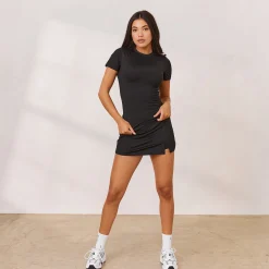 Lounge Underwear Kläder<Varsity Figursydd T-Shirt - Svart