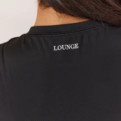 Lounge Underwear Kläder<Varsity Figursydd T-Shirt - Svart