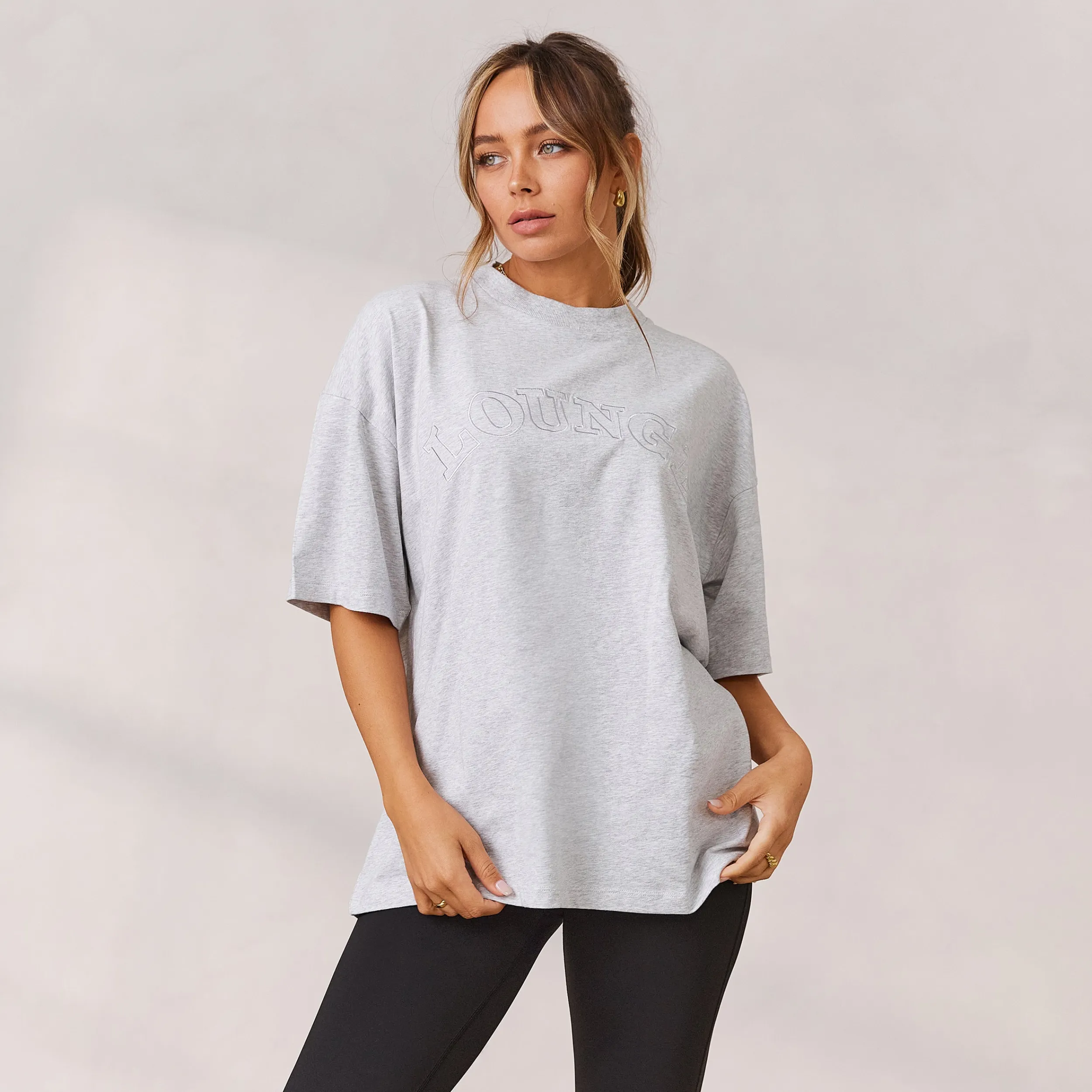 Lounge Underwear Kläder<Varsity Oversized T-Shirt - Frostfärgad