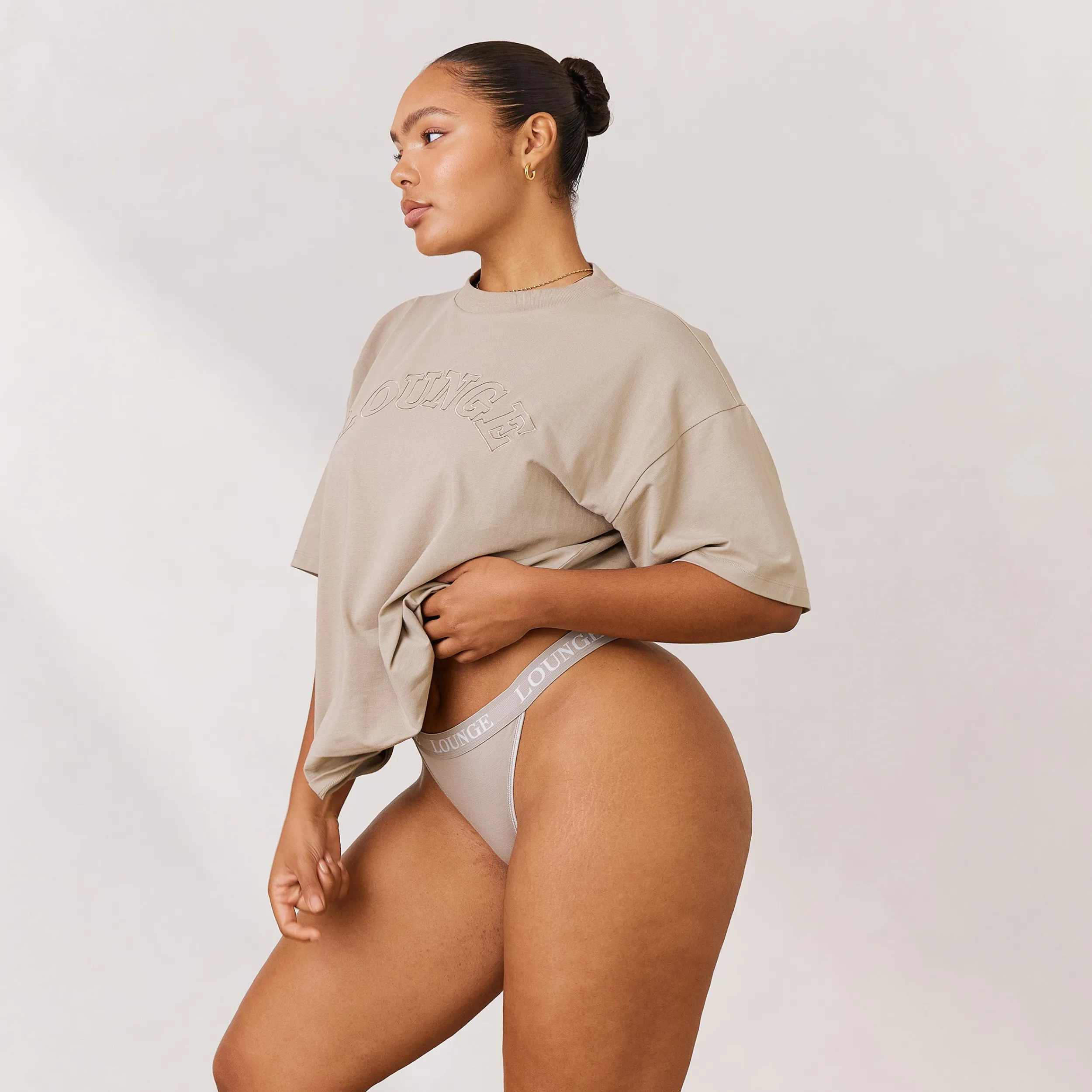 Lounge Underwear Kläder<Varsity Oversized T-Shirt - Havre