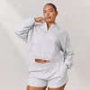 Lounge Underwear Kläder<Varsity Tröja med Kvart Dragkedja - Frostfärgad