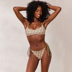 Lounge Underwear Bikinis<Vändbar Bralette Bikinitopp - Grön/Blommig Grön/Blommig