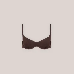 Lounge Underwear Bikinis<Vändbar Bygel-Bikinitopp - Brun/Blommig Brun/Blommig